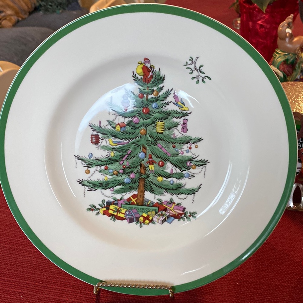 Spode Christmas tree plate.